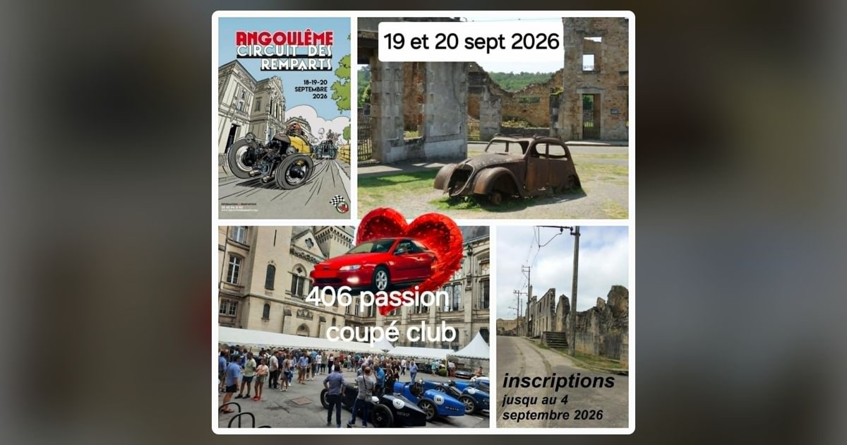 Couverture pour Sortie club : Circuit des Remparts d'Angoulême & Oradour-sur-Glane